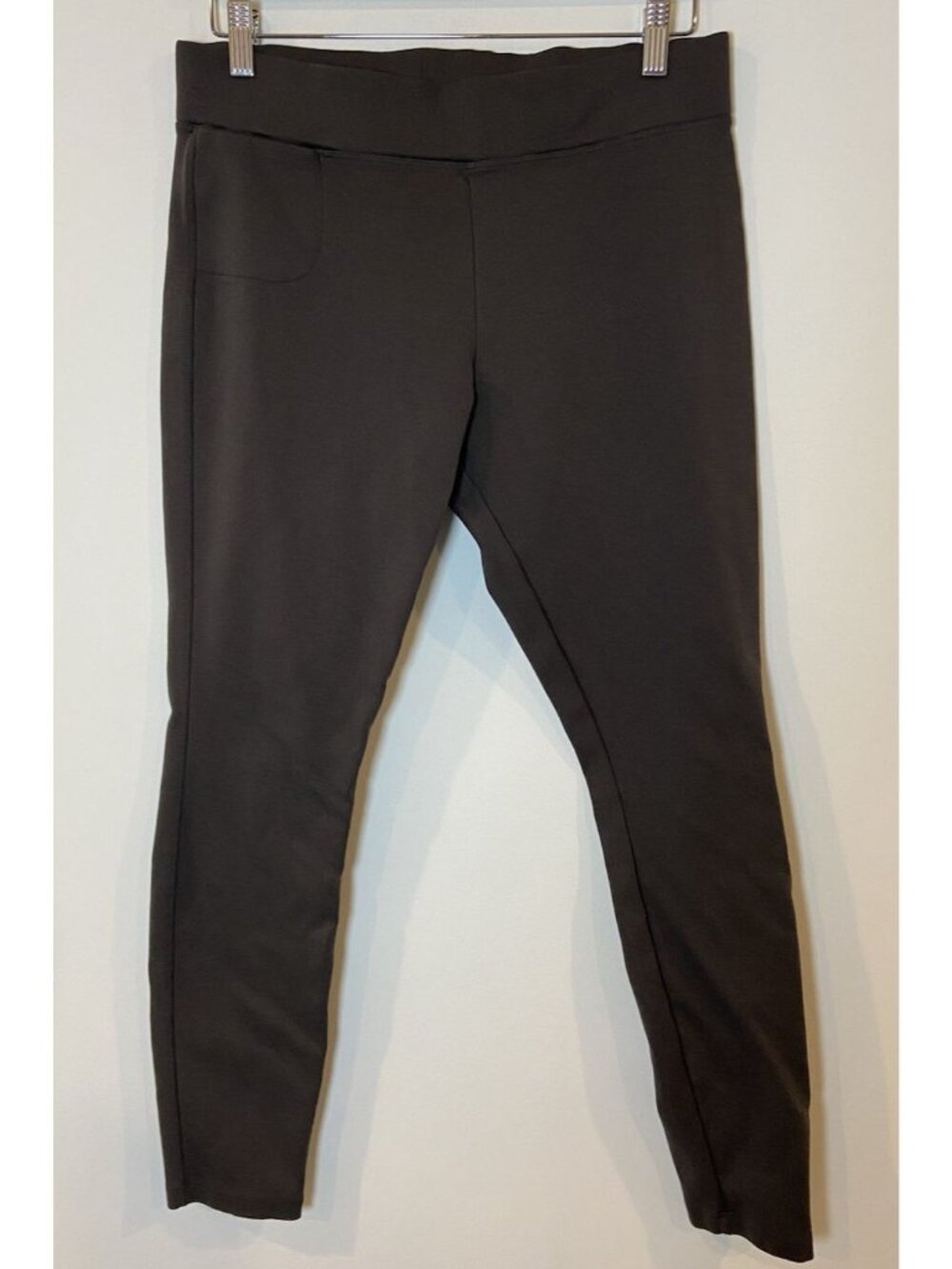 American Giant Pants Leggings Pull On Skinny Stretch USA Gray Size 12